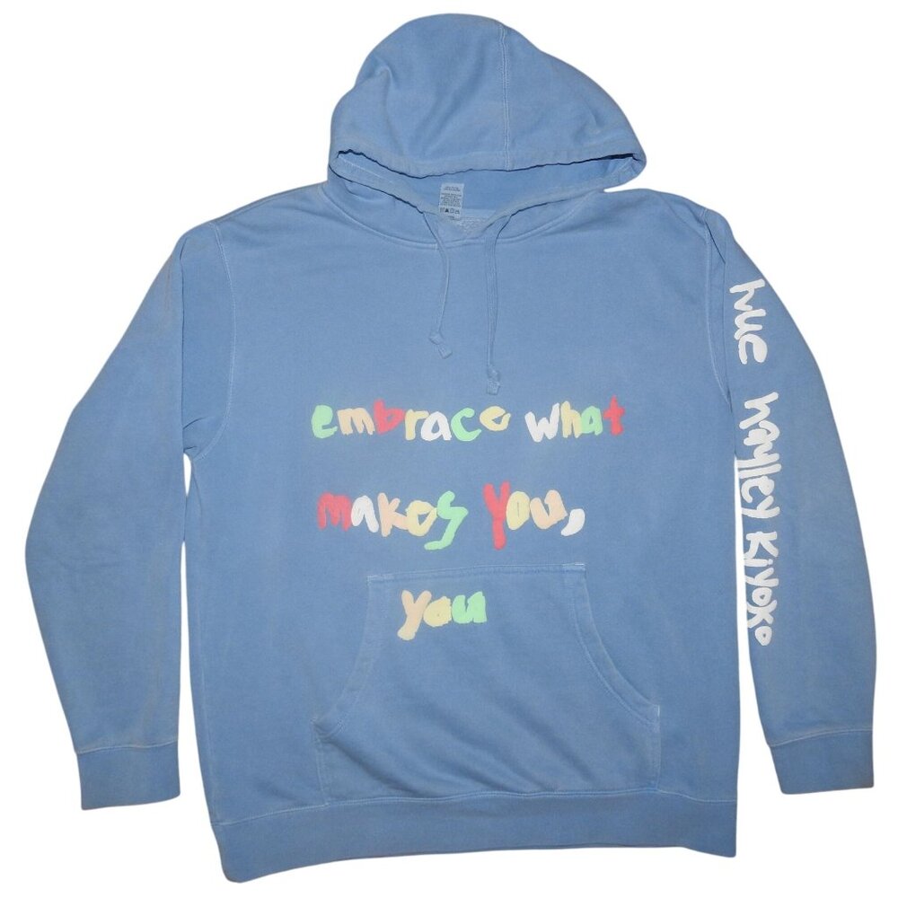 Hue Hayley Kiyoko "Embrace What Makes You, You" Pullover Hoodie Sweatshirt Large